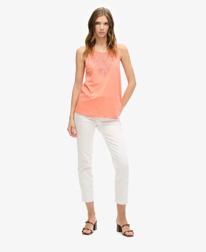 Jersey Lace Vest