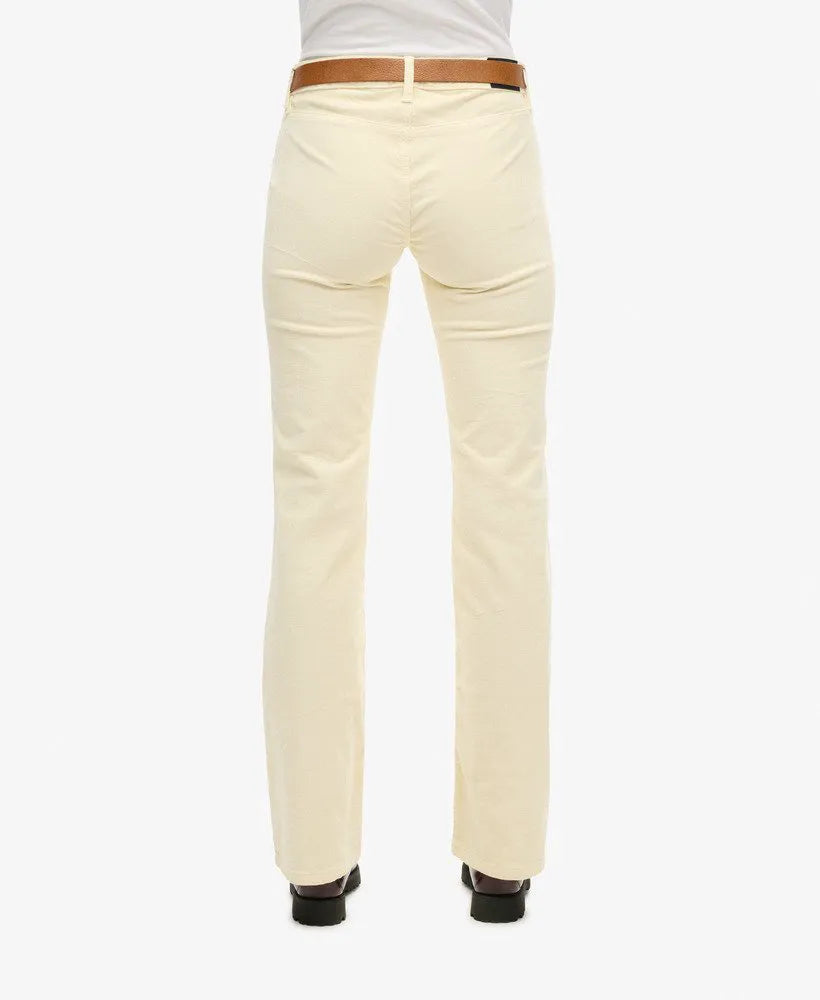 Low Rise Cord Flare Jeans