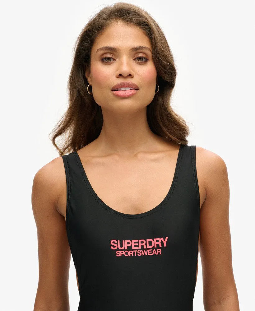 Elastic Scoop Back Swimsuit
