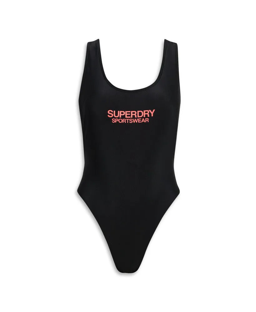 Elastic Scoop Back Swimsuit