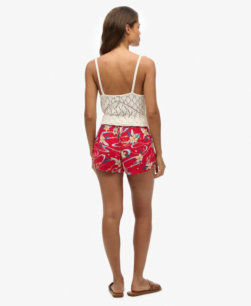 Vintage Beach Printed Shorts