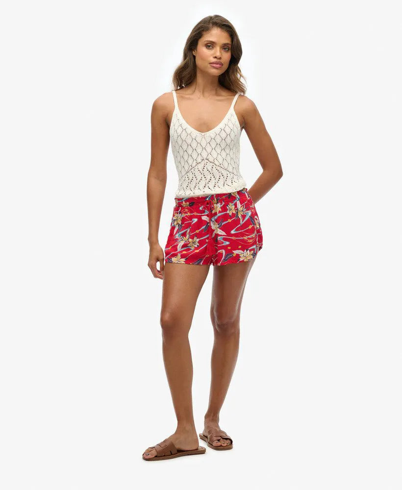 Vintage Beach Printed Shorts