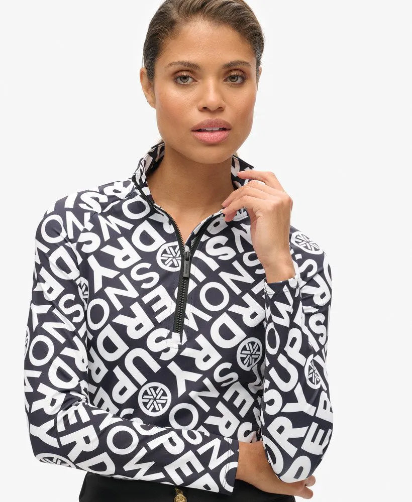 Ski Base Layer Half Zip Top