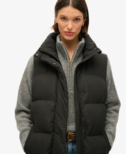 Longline Puffer Gilet