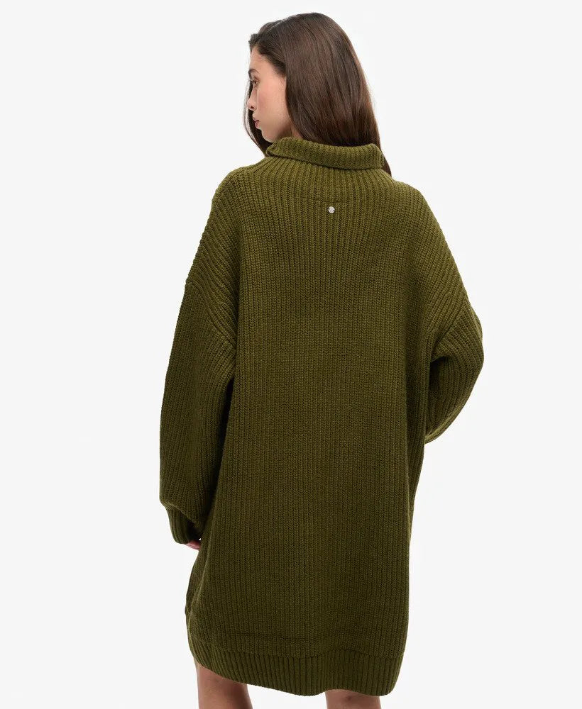 Chunky Rib Knit Jumper Dress