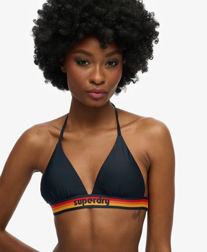 Vintage Logo Triangle Bikini Top