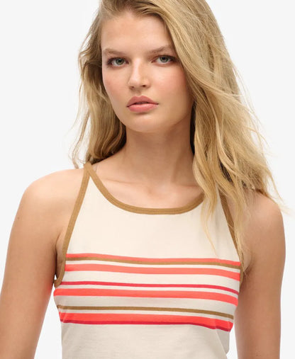 Vintage Stripe Surf Tank Top