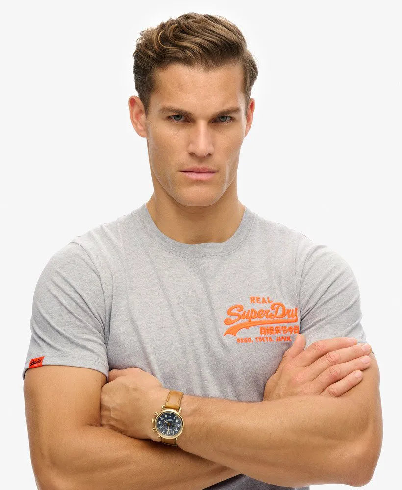 Vintage Logo Embroidered Relaxed T-Shirt