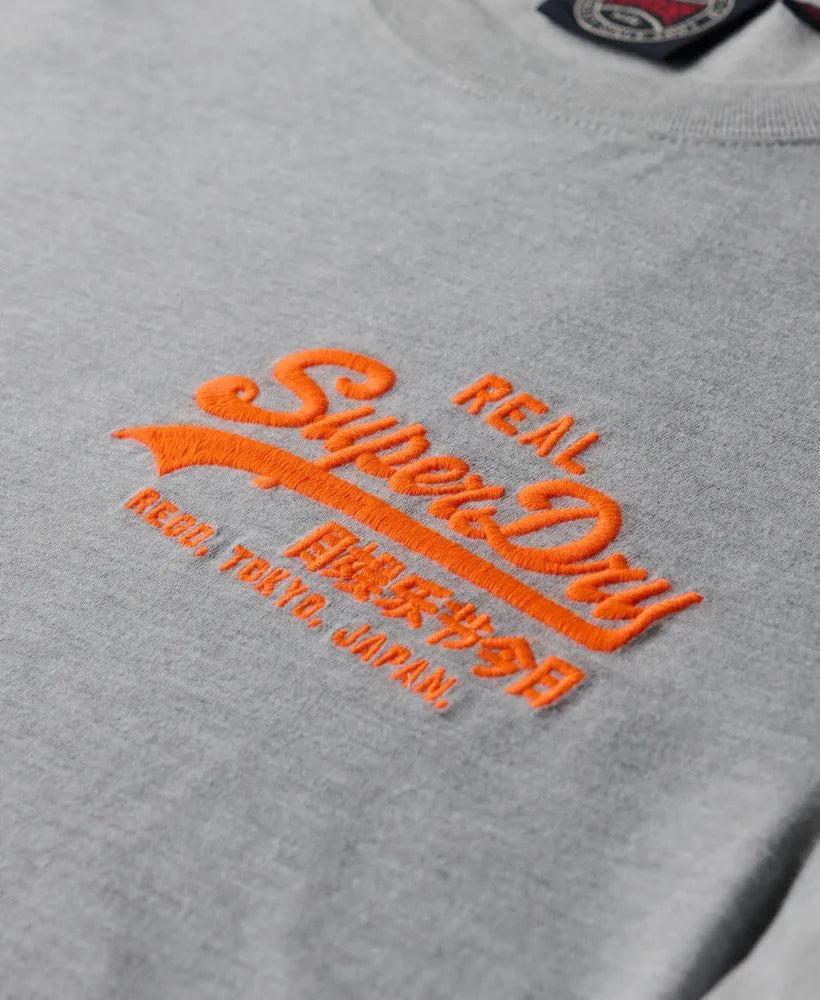 Vintage Logo Embroidered Relaxed T-Shirt
