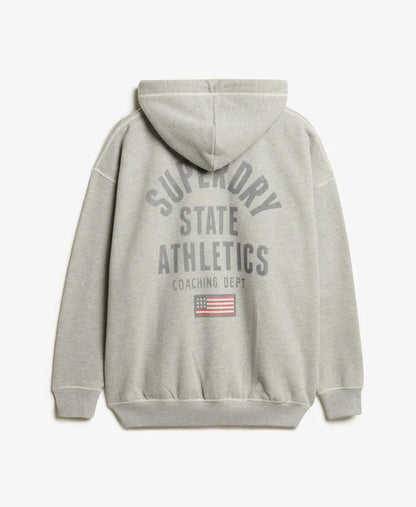 Athletic Essential Oversized Zip Hoodie