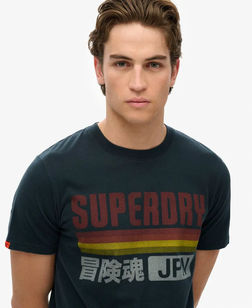 Japan Stripe Relaxed T-Shirt