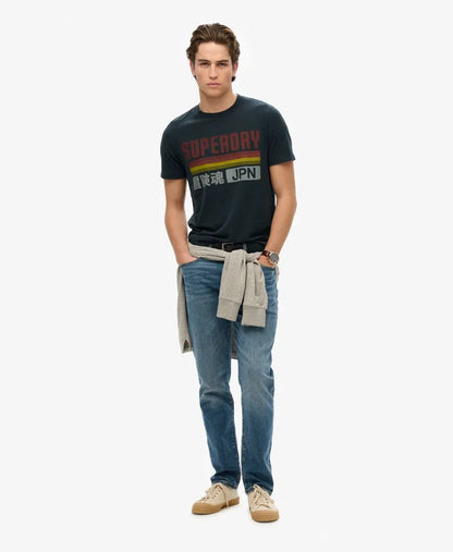 Japan Stripe Relaxed T-Shirt