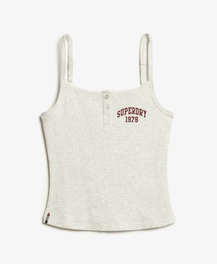 Athletic Essentials Graphic Button Cami