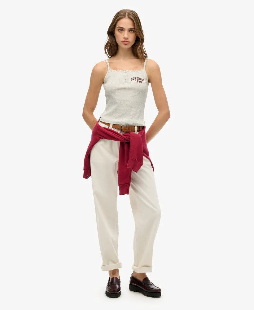 Athletic Essentials Graphic Button Cami