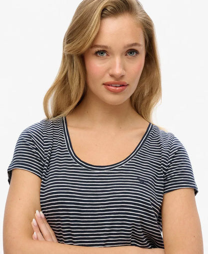 Deep Navy/Optic Stripe
