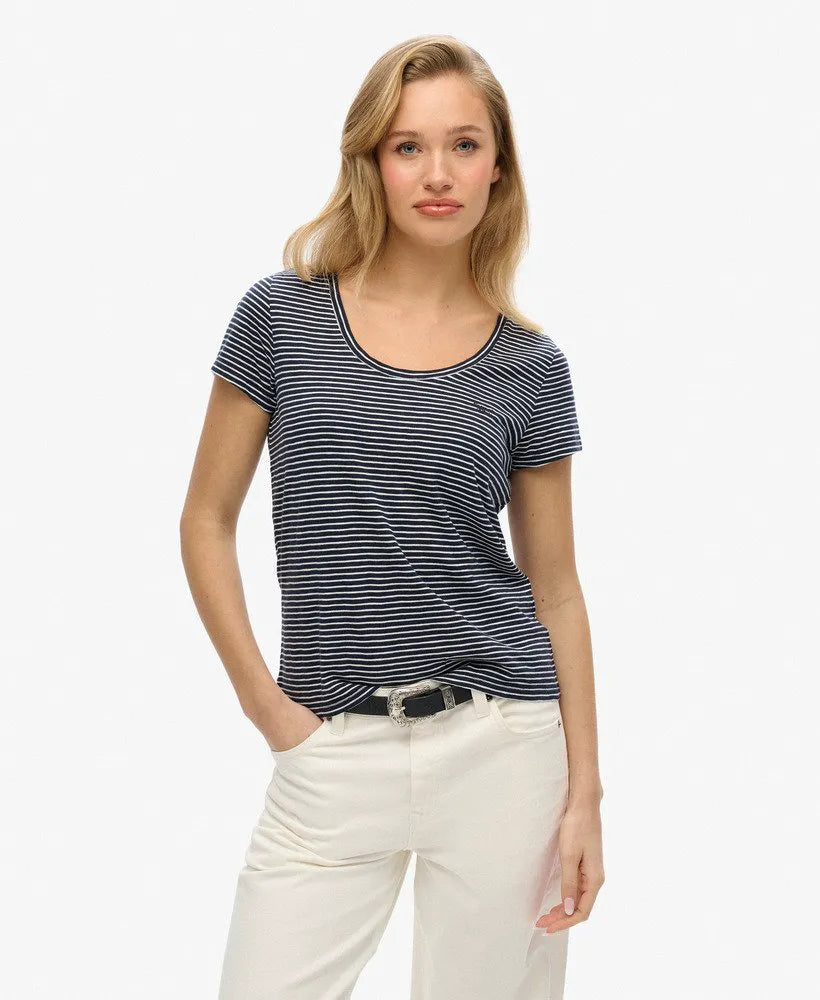 Deep Navy/Optic Stripe