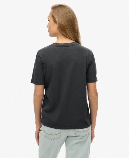Vintage Logo Metallic Relaxed T-Shirt