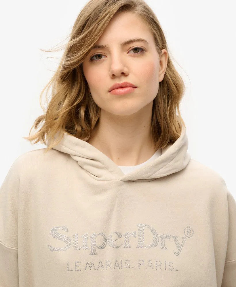 Venue Metallic Relaxed Hoodie