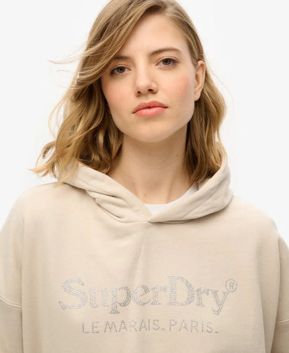 Venue Metallic Relaxed Hoodie