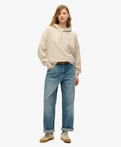 Venue Metallic Relaxed Hoodie