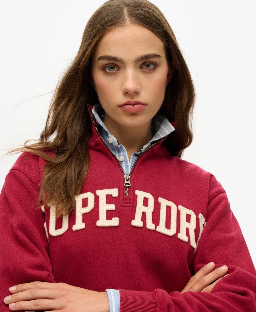 Athletic Essentials Applique Half Zip Sweatshirt