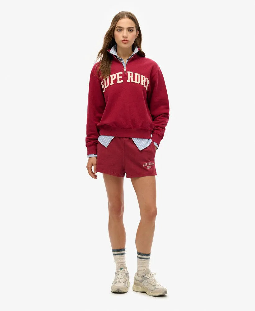 Athletic Essentials Applique Half Zip Sweatshirt