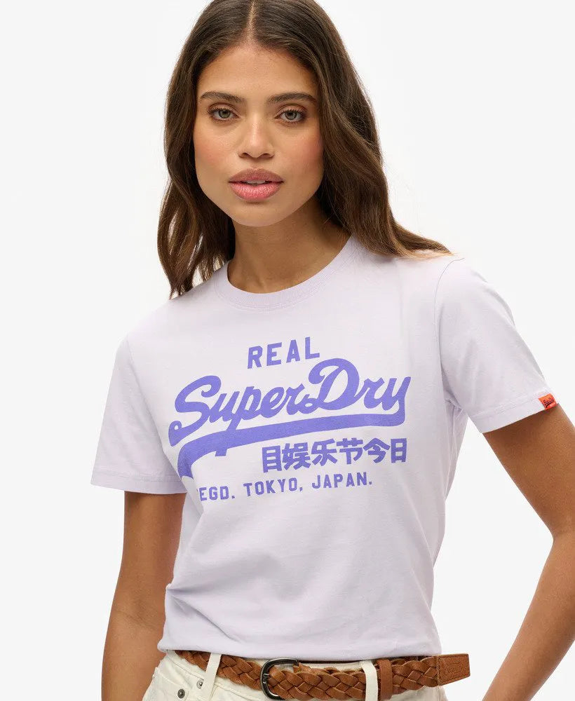 Vintage Logo Neon Fitted T-Shirt