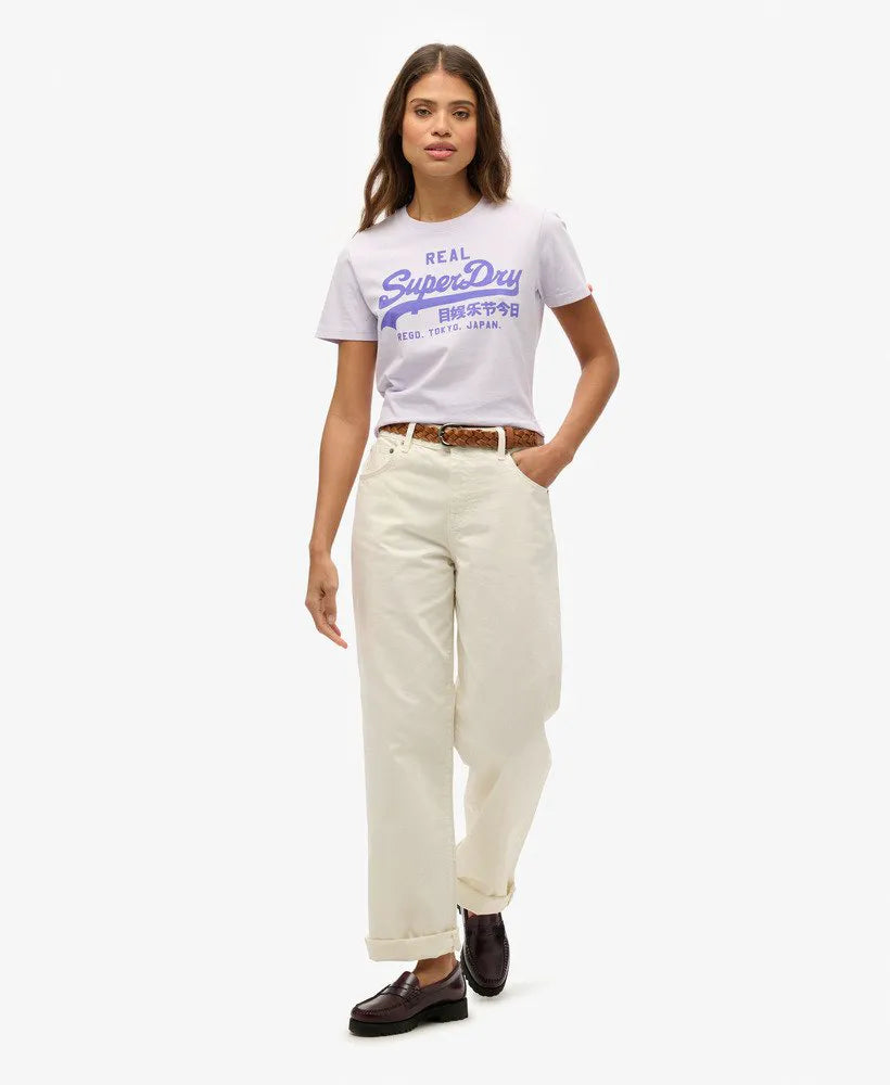 Vintage Logo Neon Fitted T-Shirt