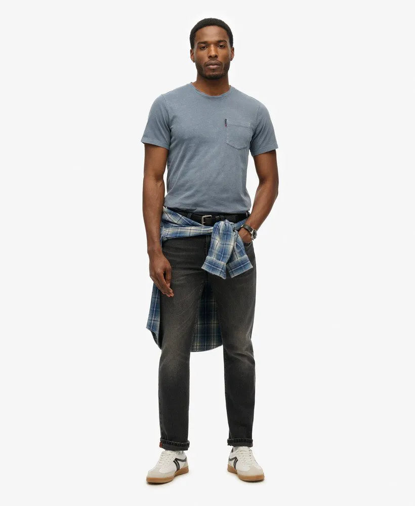 Washed Faded Navy