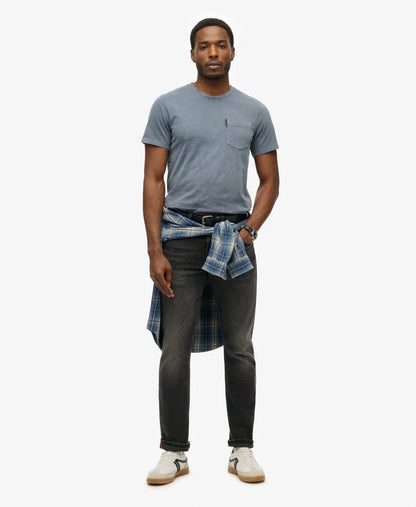Washed Faded Navy