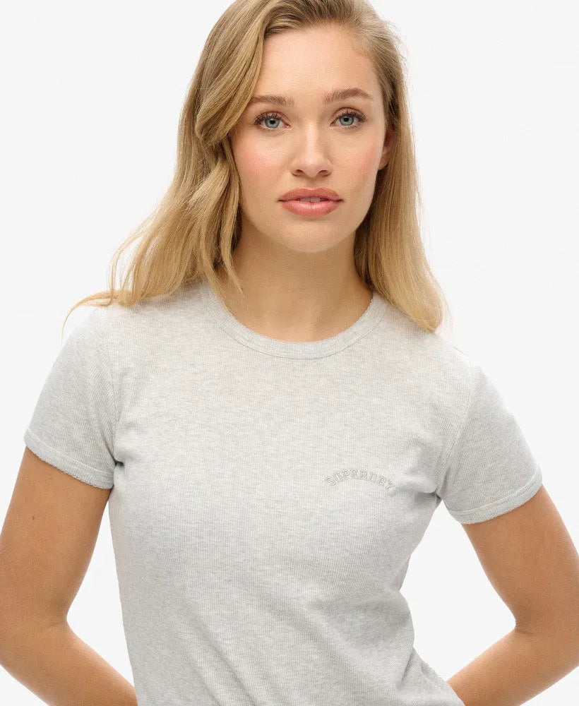 Essential Logo Rib T-Shirt