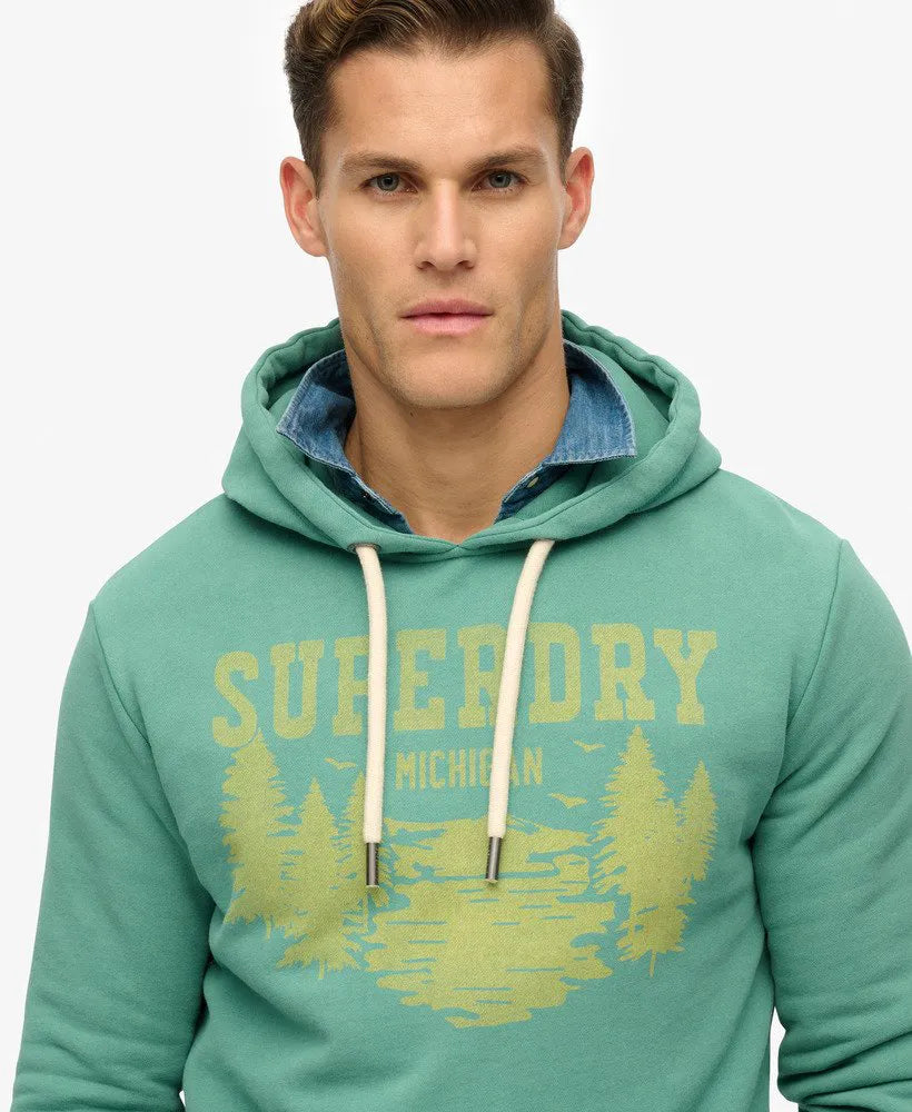 Lo-fi Outdoor Mono Relaxed Hoodie