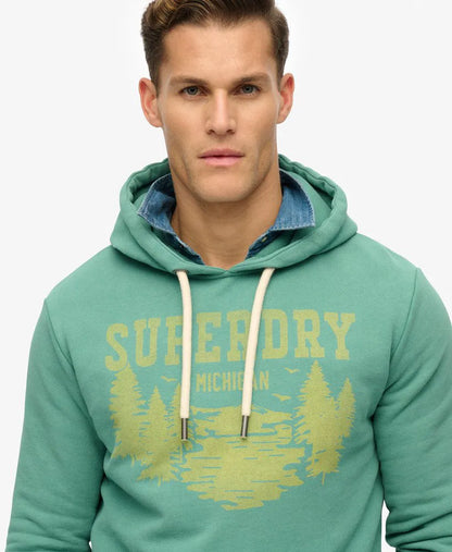 Lo-fi Outdoor Mono Relaxed Hoodie
