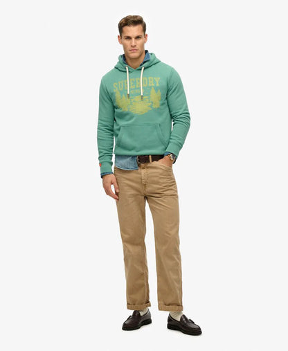 Lo-fi Outdoor Mono Relaxed Hoodie