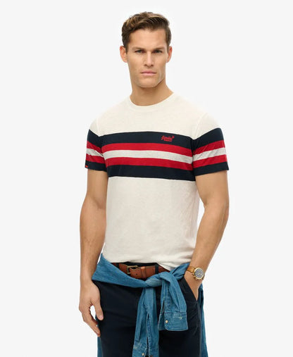 Brilliant White Chest Stripe