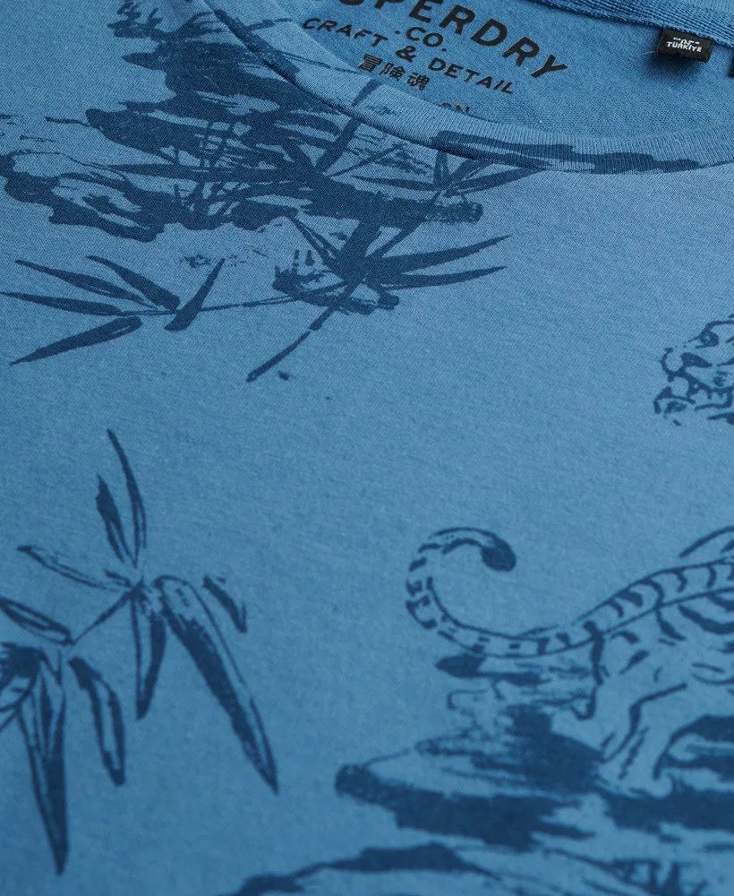 Tiger Outline Blue