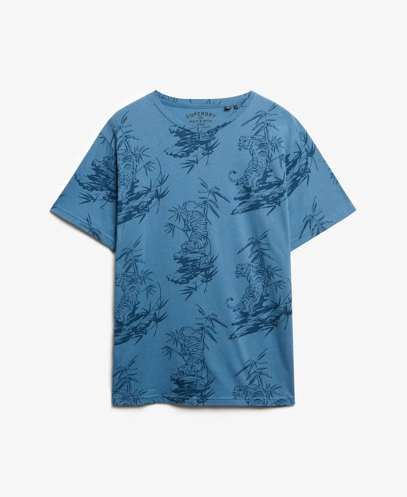 Tiger Outline Blue