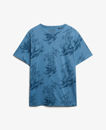 Tiger Outline Blue