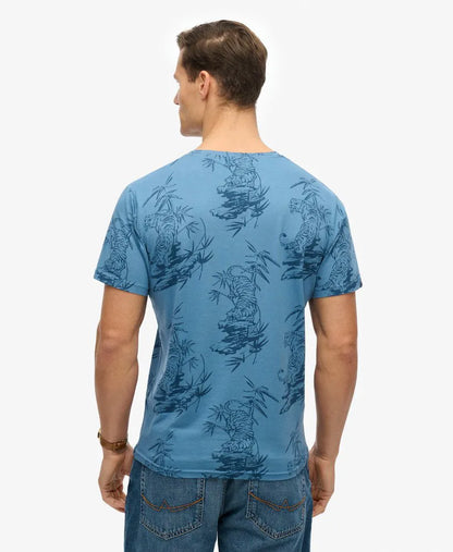 Tiger Outline Blue