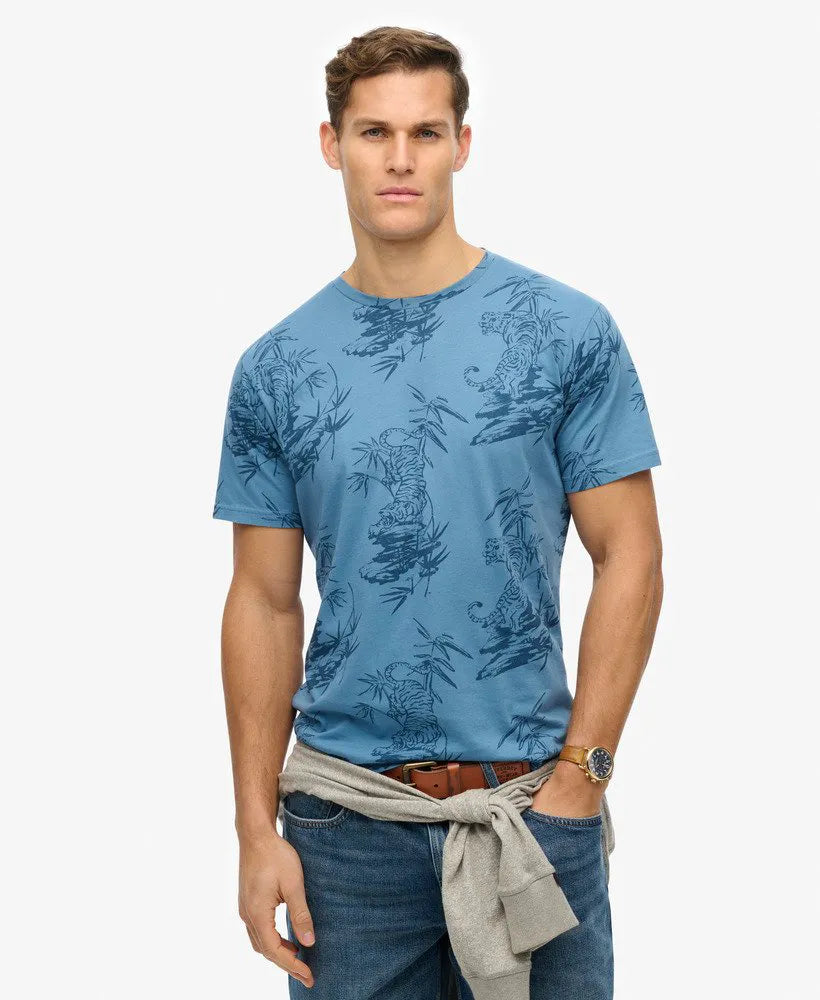 Tiger Outline Blue