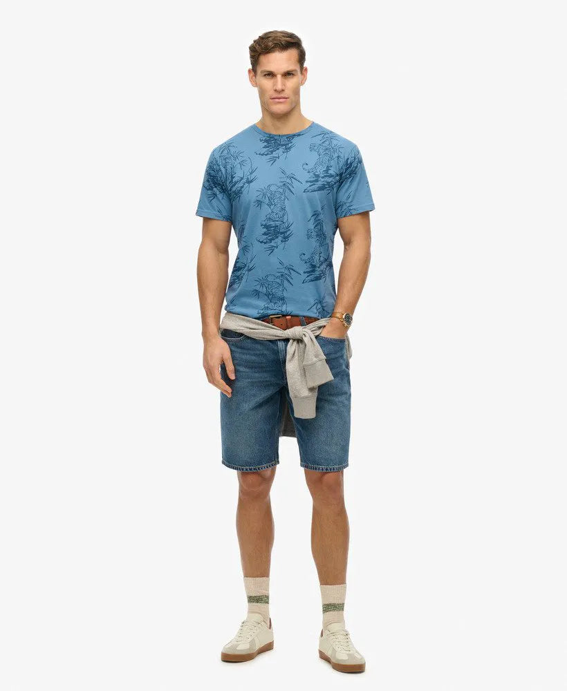 Tiger Outline Blue