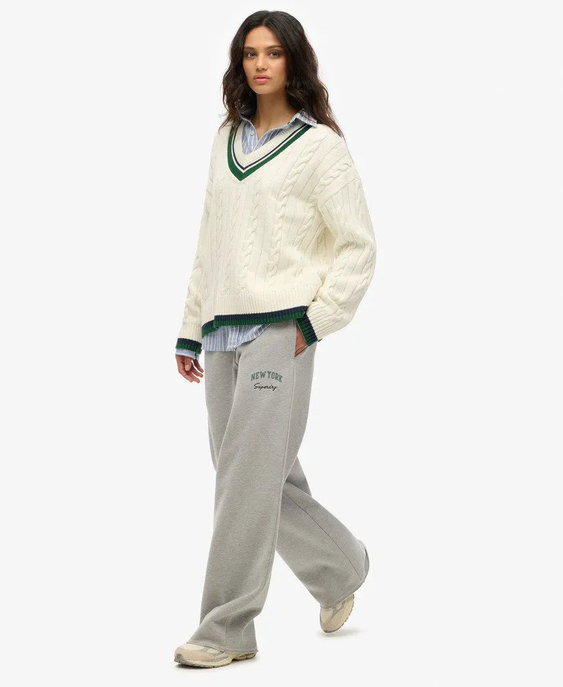 Athletic Essentials Wide Leg Joggers