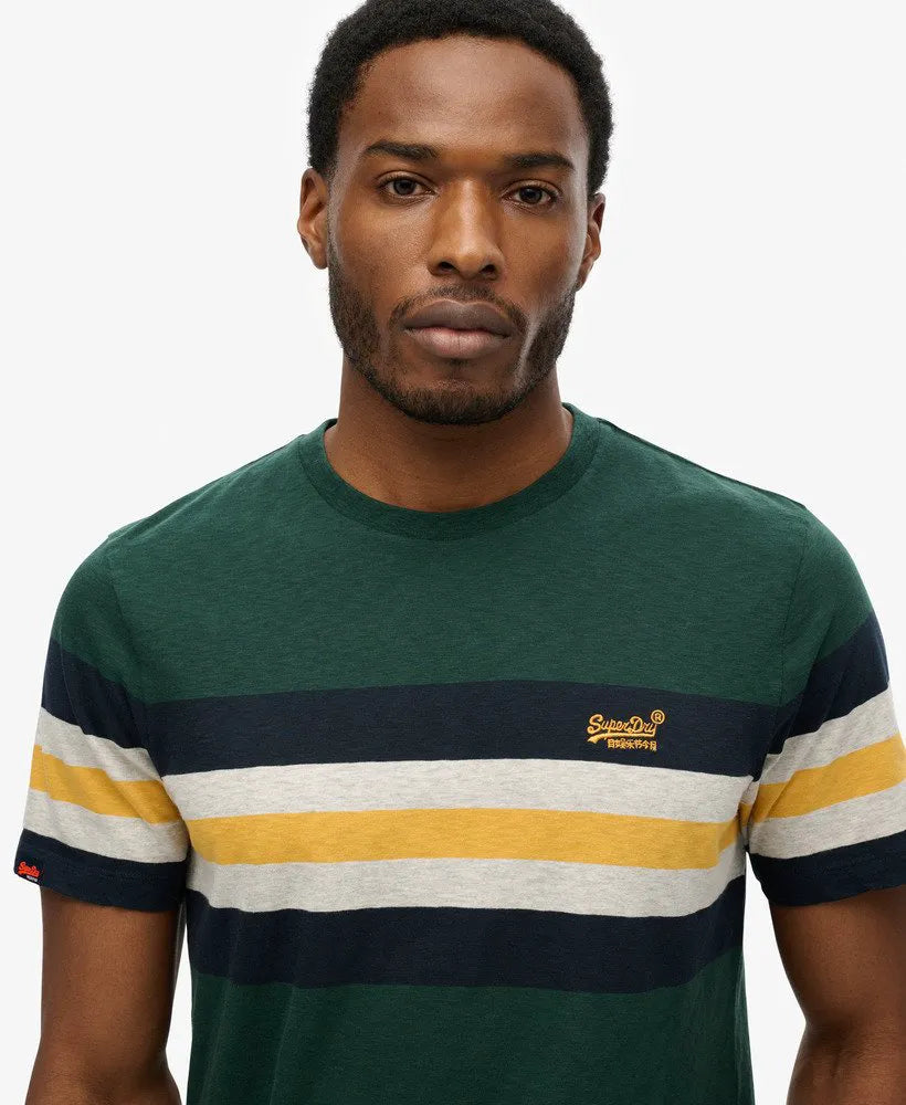 Enamel Green Chest Stripe