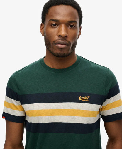 Enamel Green Chest Stripe