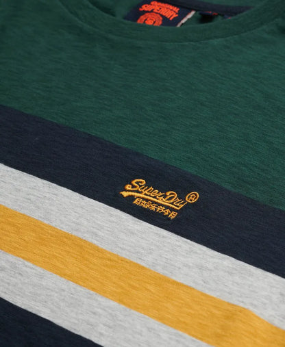 Enamel Green Chest Stripe