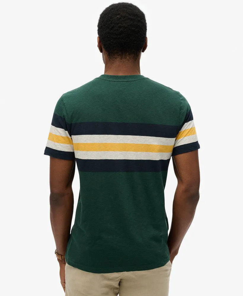 Enamel Green Chest Stripe