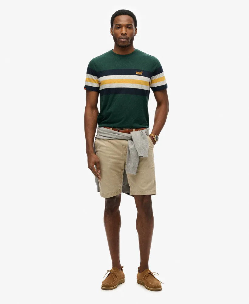 Enamel Green Chest Stripe