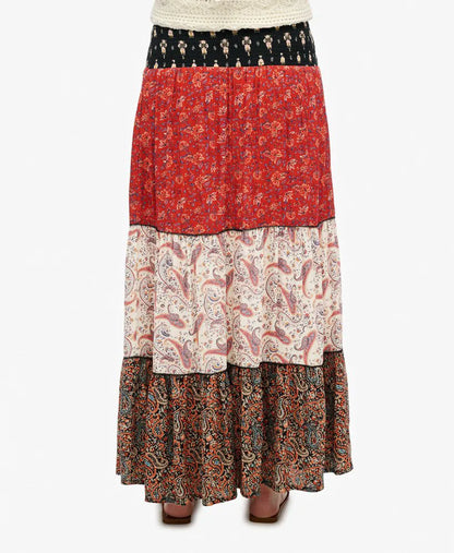 Printed Maxi Skirt