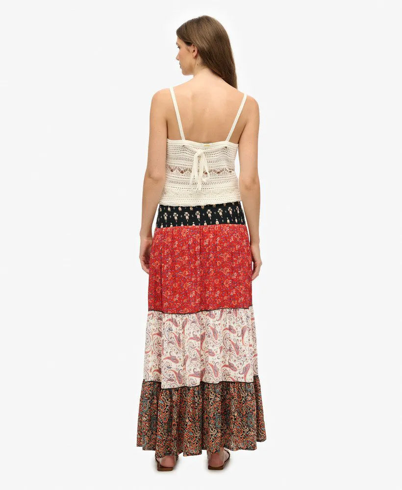 Printed Maxi Skirt