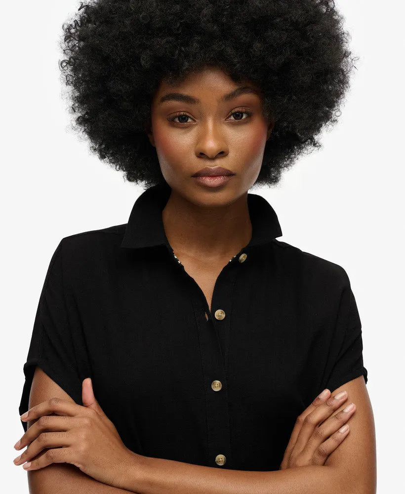 Oversized Midi Shirt Dress